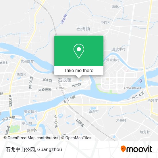 石龙中山公园 map