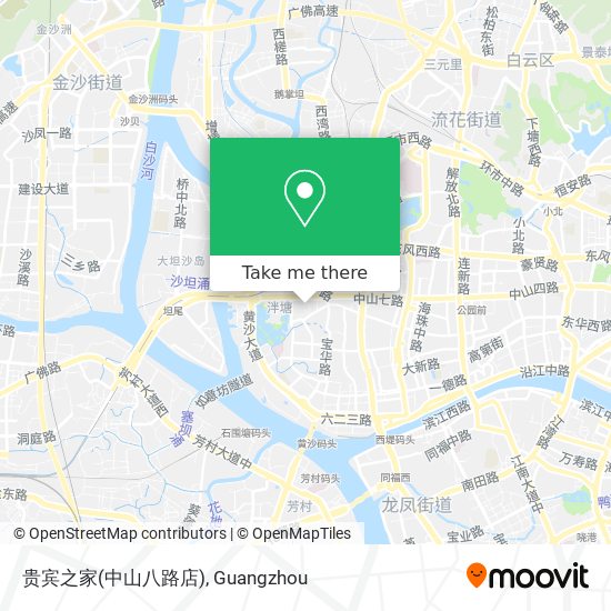 贵宾之家(中山八路店) map