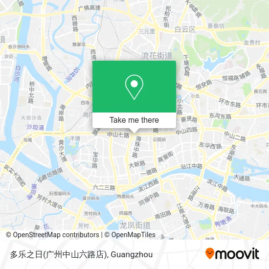 多乐之日(广州中山六路店) map