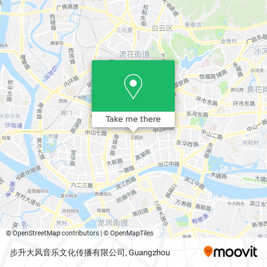 步升大风音乐文化传播有限公司 map