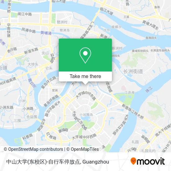 中山大学(东校区)-自行车停放点 map