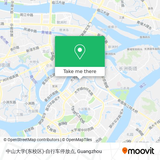 中山大学(东校区)-自行车停放点 map