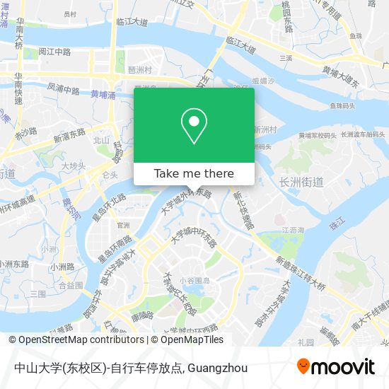 中山大学(东校区)-自行车停放点 map