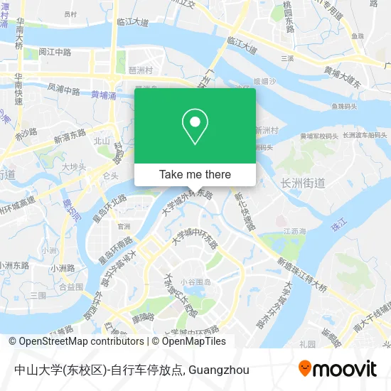 中山大学(东校区)-自行车停放点 map