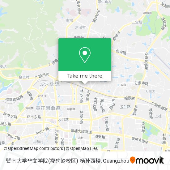 暨南大学华文学院(瘦狗岭校区)-杨孙西楼 map