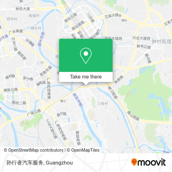 孙行者汽车服务 map