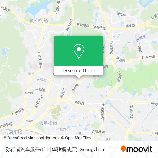 孙行者汽车服务(广州华驰福威店) map