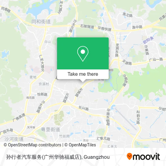 孙行者汽车服务(广州华驰福威店) map