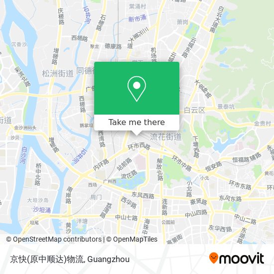 京快(原中顺达)物流 map