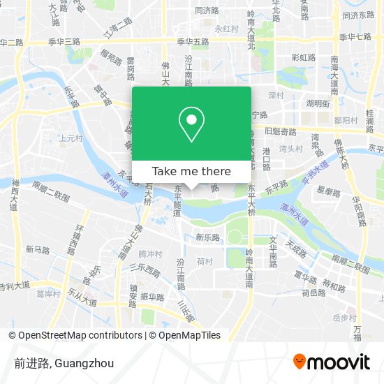前进路 map