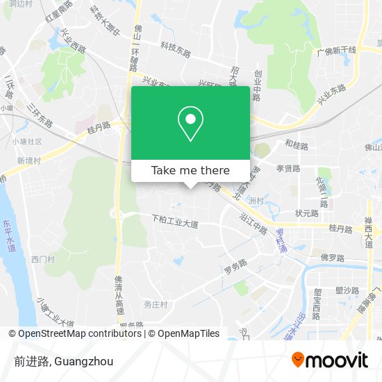 前进路 map