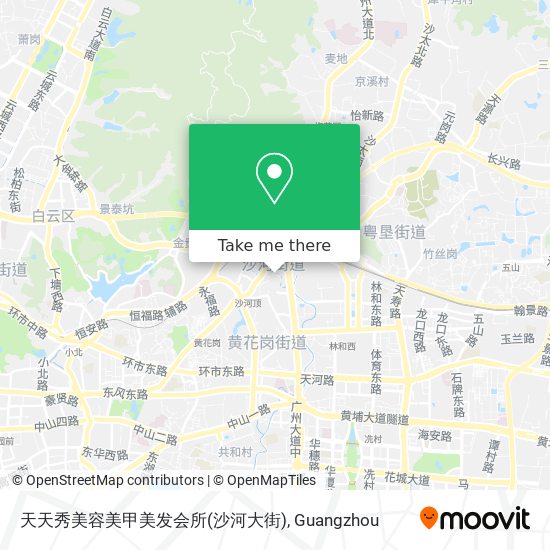 天天秀美容美甲美发会所(沙河大街) map
