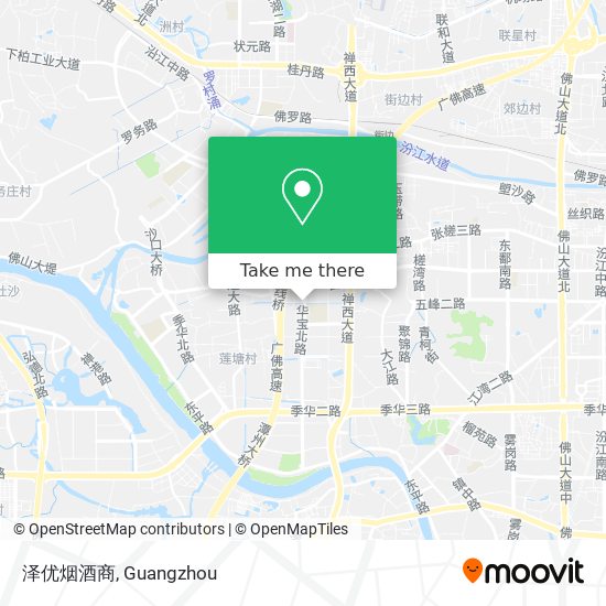 泽优烟酒商 map