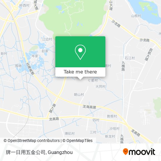 牌一日用五金公司 map