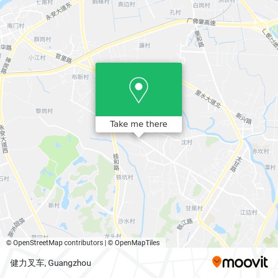 健力叉车 map