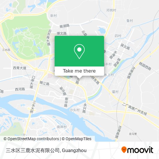 三水区三鹿水泥有限公司 map