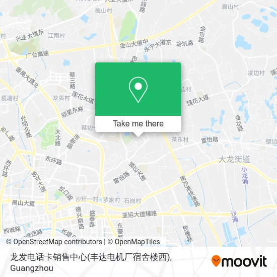 龙发电话卡销售中心(丰达电机厂宿舍楼西) map
