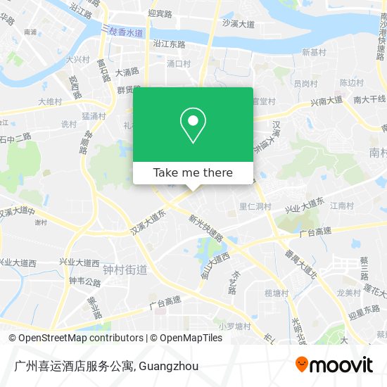 广州喜运酒店服务公寓 map
