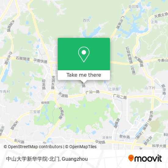 中山大学新华学院-北门 map