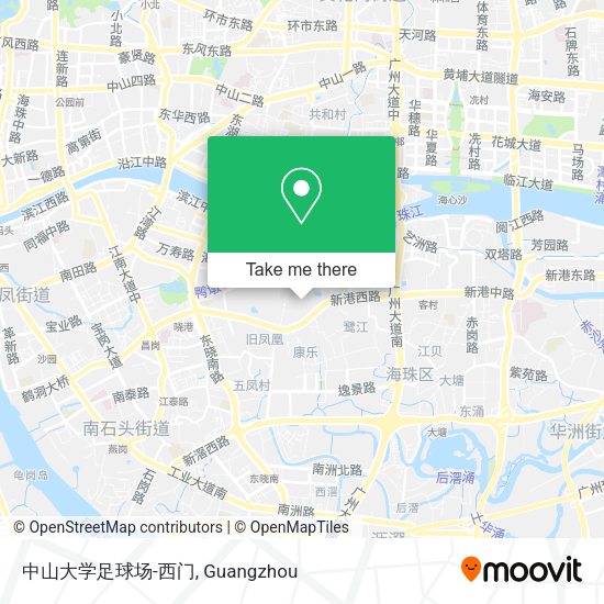 中山大学足球场-西门 map
