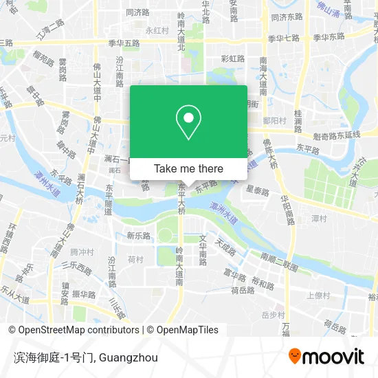 滨海御庭-1号门 map