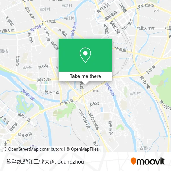陈泮线,碧江工业大道 map