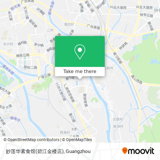 妙莲华素食馆(碧江金楼店) map