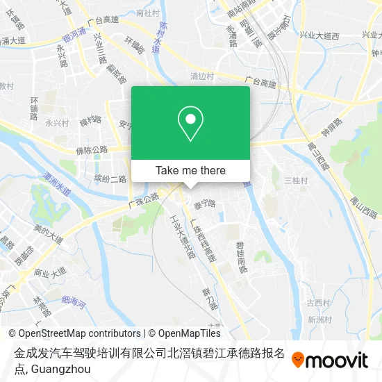 金成发汽车驾驶培训有限公司北滘镇碧江承德路报名点 map