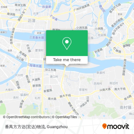 番禺方方达(宏达)物流 map