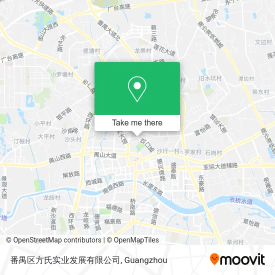 番禺区方氏实业发展有限公司 map