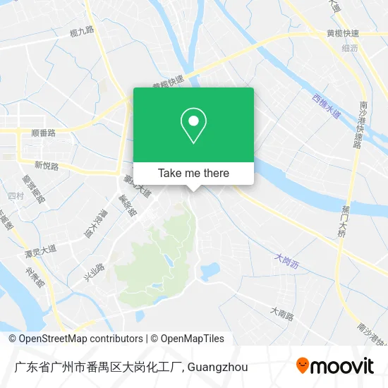 广东省广州市番禺区大岗化工厂 map