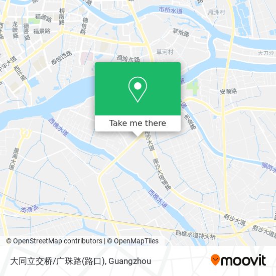 大同立交桥/广珠路(路口) map