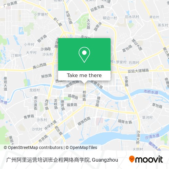 广州阿里运营培训班企程网络商学院 map