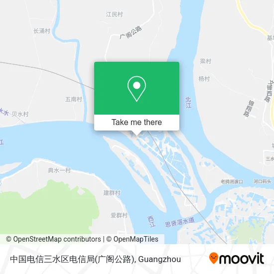 中国电信三水区电信局(广阁公路) map