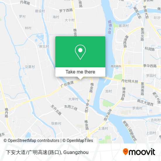 下安大道/广明高速(路口) map