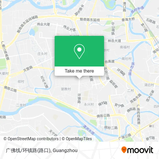 广佛线/环镇路(路口) map