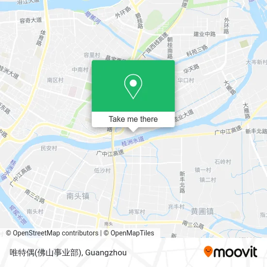 唯特偶(佛山事业部) map