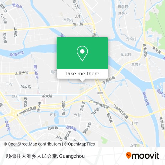 顺德县大洲乡人民会堂 map