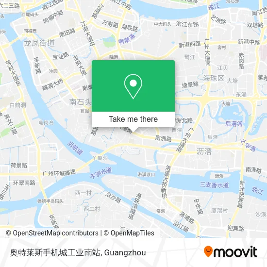 奥特莱斯手机城工业南站 map