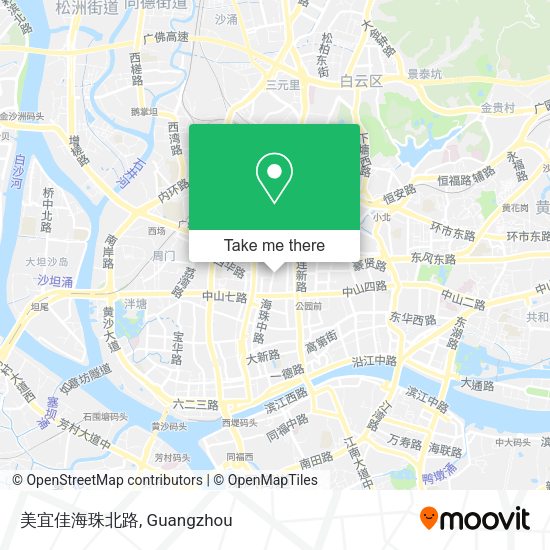 美宜佳海珠北路 map