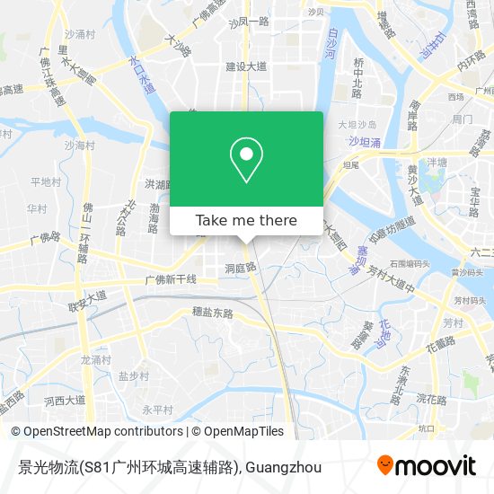 景光物流(S81广州环城高速辅路) map