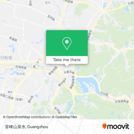 冒峰山泉水 map
