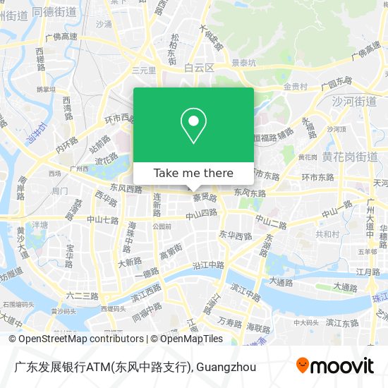 广东发展银行ATM(东风中路支行) map