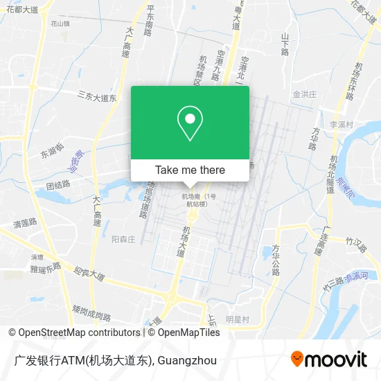 广发银行ATM(机场大道东) map