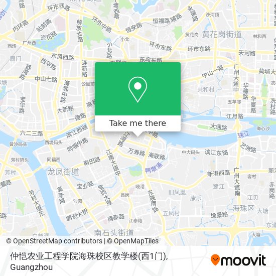 仲恺农业工程学院海珠校区教学楼(西1门) map