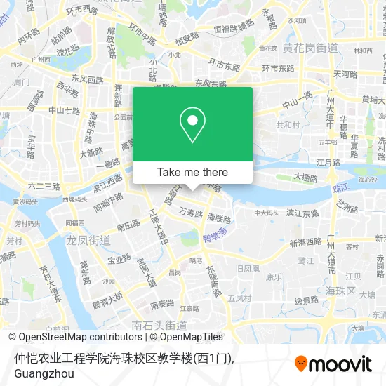 仲恺农业工程学院海珠校区教学楼(西1门) map