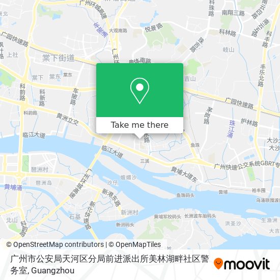 广州市公安局天河区分局前进派出所美林湖畔社区警务室 map