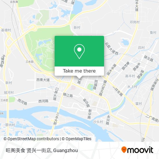 旺阁美食 贤兴一街店 map