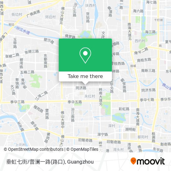 垂虹七街/普澜一路(路口) map