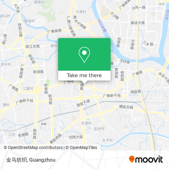 金马纺织 map